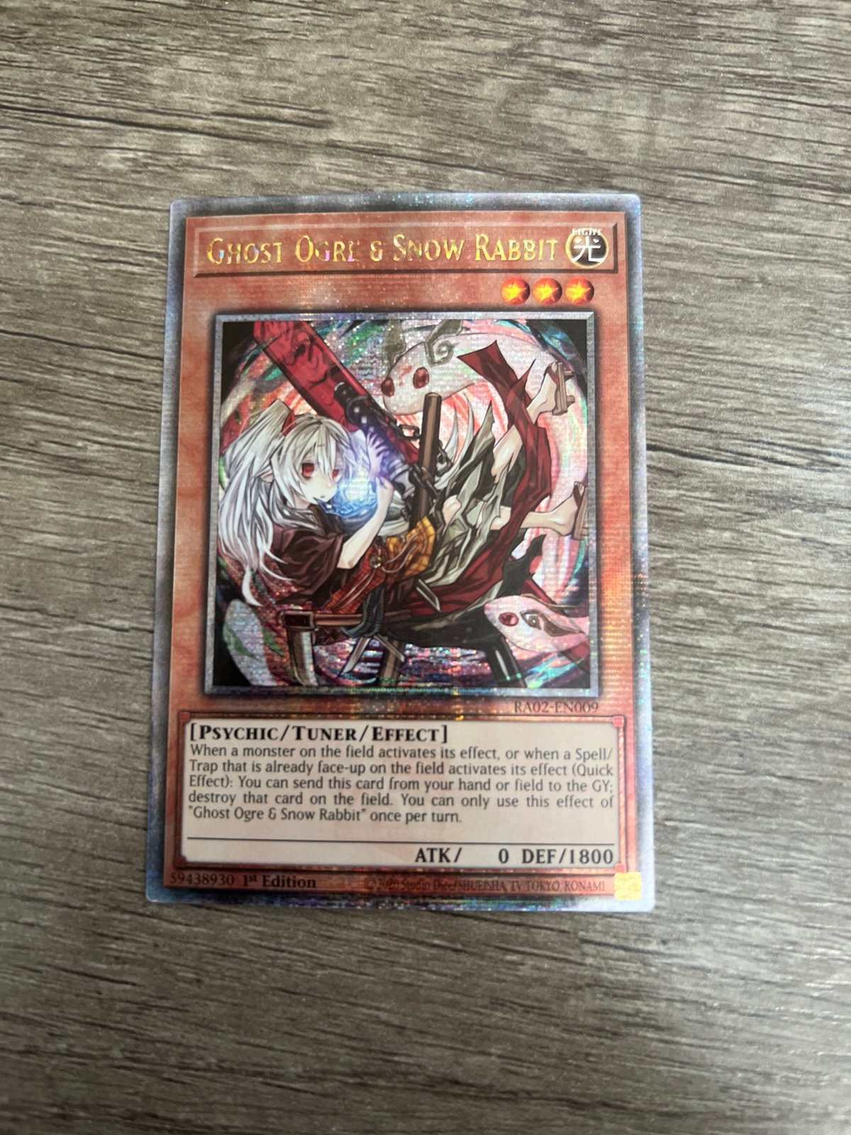 Yu-Gi-Oh! Ghost Ogre & Snow Rabbit (Quarter Century Secret Rare)