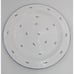 Set of 8 White with Blue Flowers Dinner Plates / Chargers 12 WS Made in Hungary