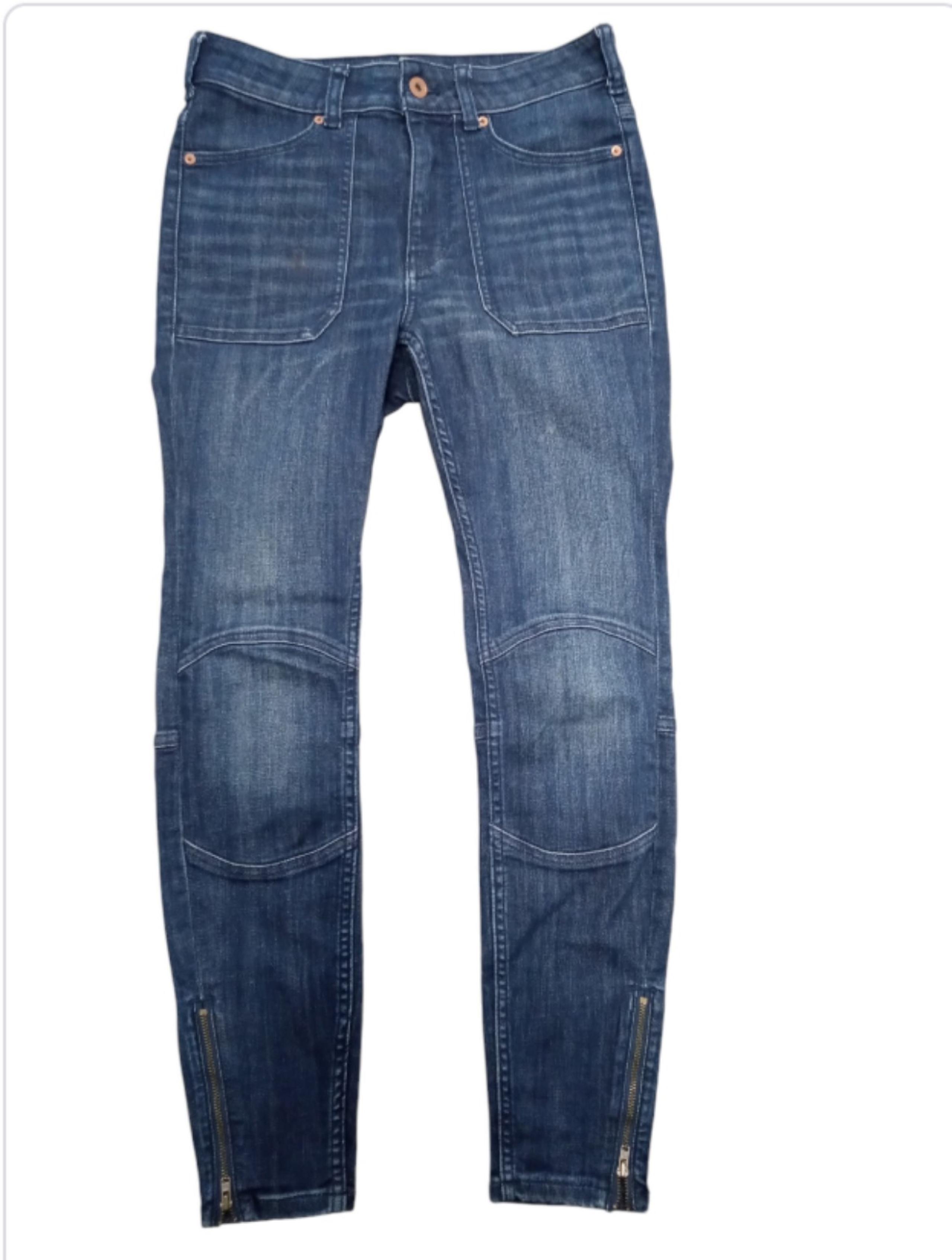 Anthropologie Pilcro And The Letterpress Blue High Rise Denim Jeans Size 28