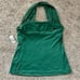 NFL All Sport Couture Green New York Jets Sports First Down Halter Top SZ L NWT
