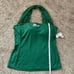 NFL All Sport Couture Green New York Jets Sports First Down Halter Top SZ L NWT