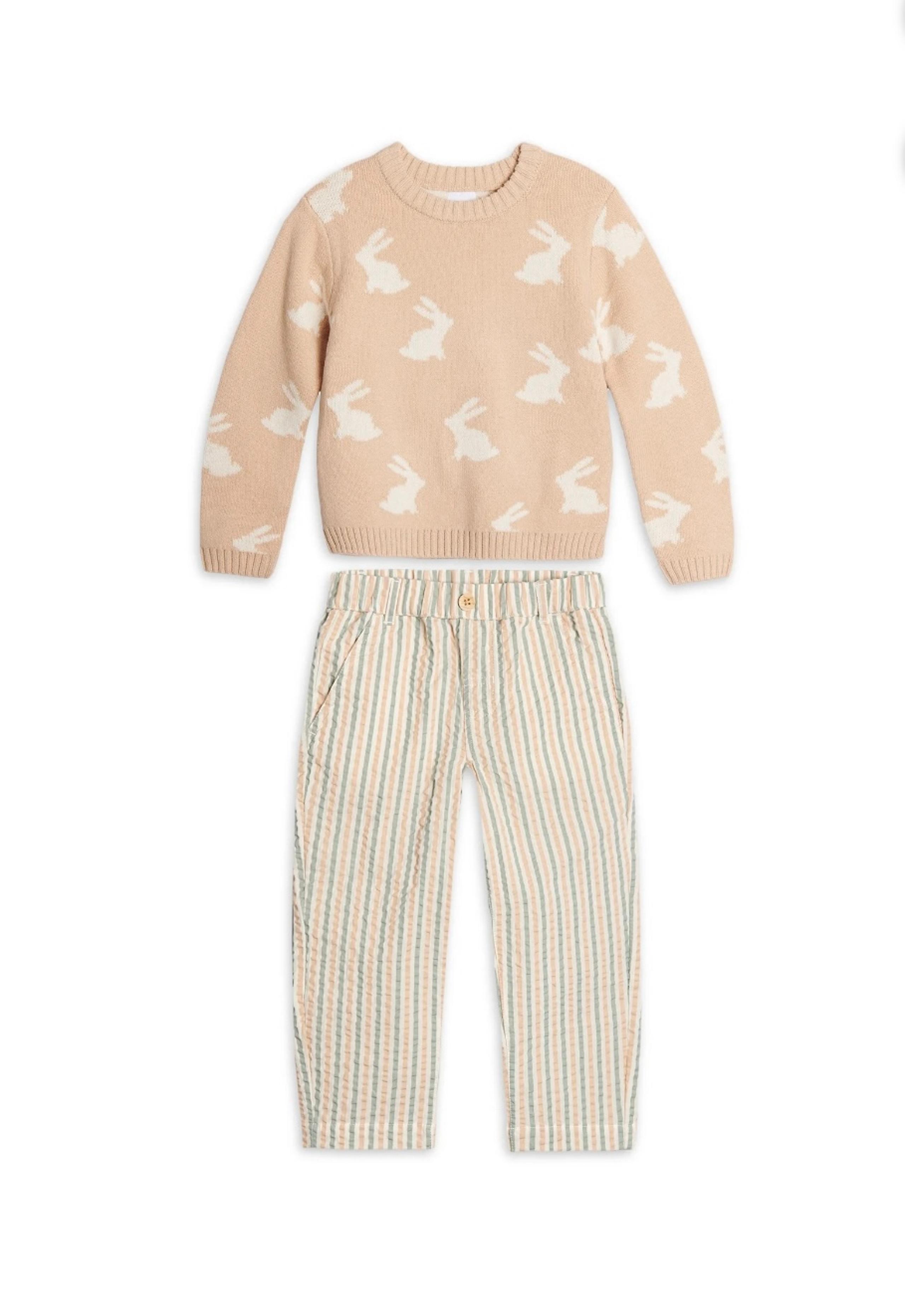 Easter Toddler Boy Wonder Nation Sweater and Pants 2-Piece Set Size 3T NWT