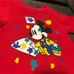 Vintage Baby Mickey & Co Paint Splatter Romper - Size 6 to 9 months