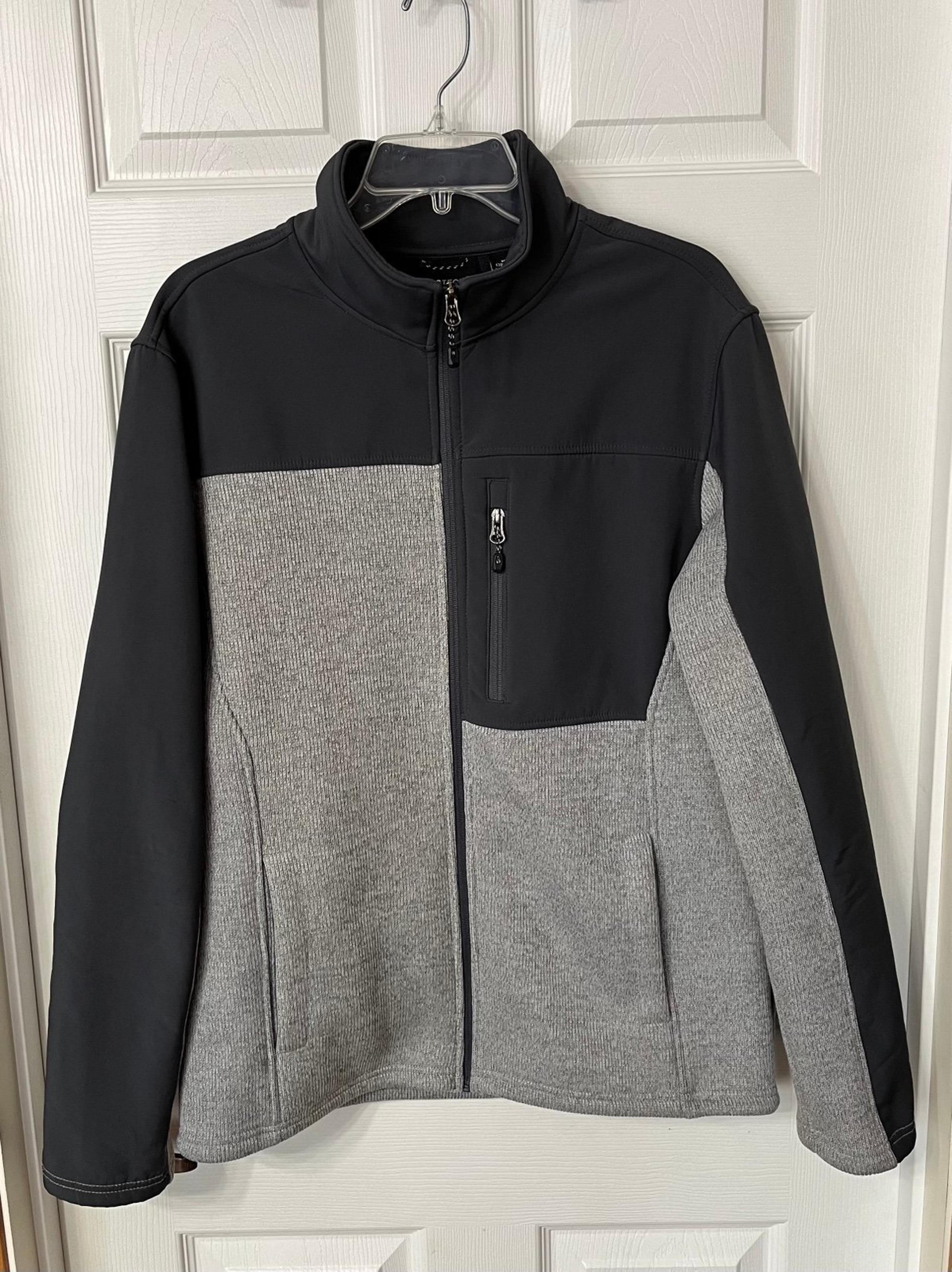 SWISS TECH+ Jacket Men Size M (38-40) Gray
