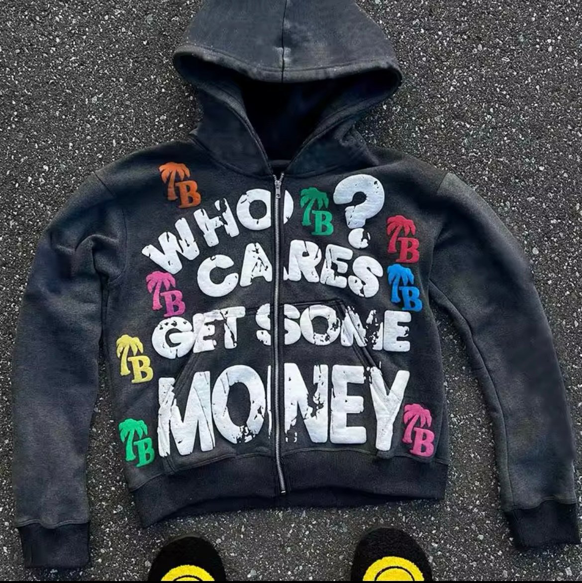 Who cares get some money Hoodie