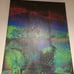 Black light acrylic cells painting