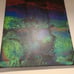Black light acrylic cells painting