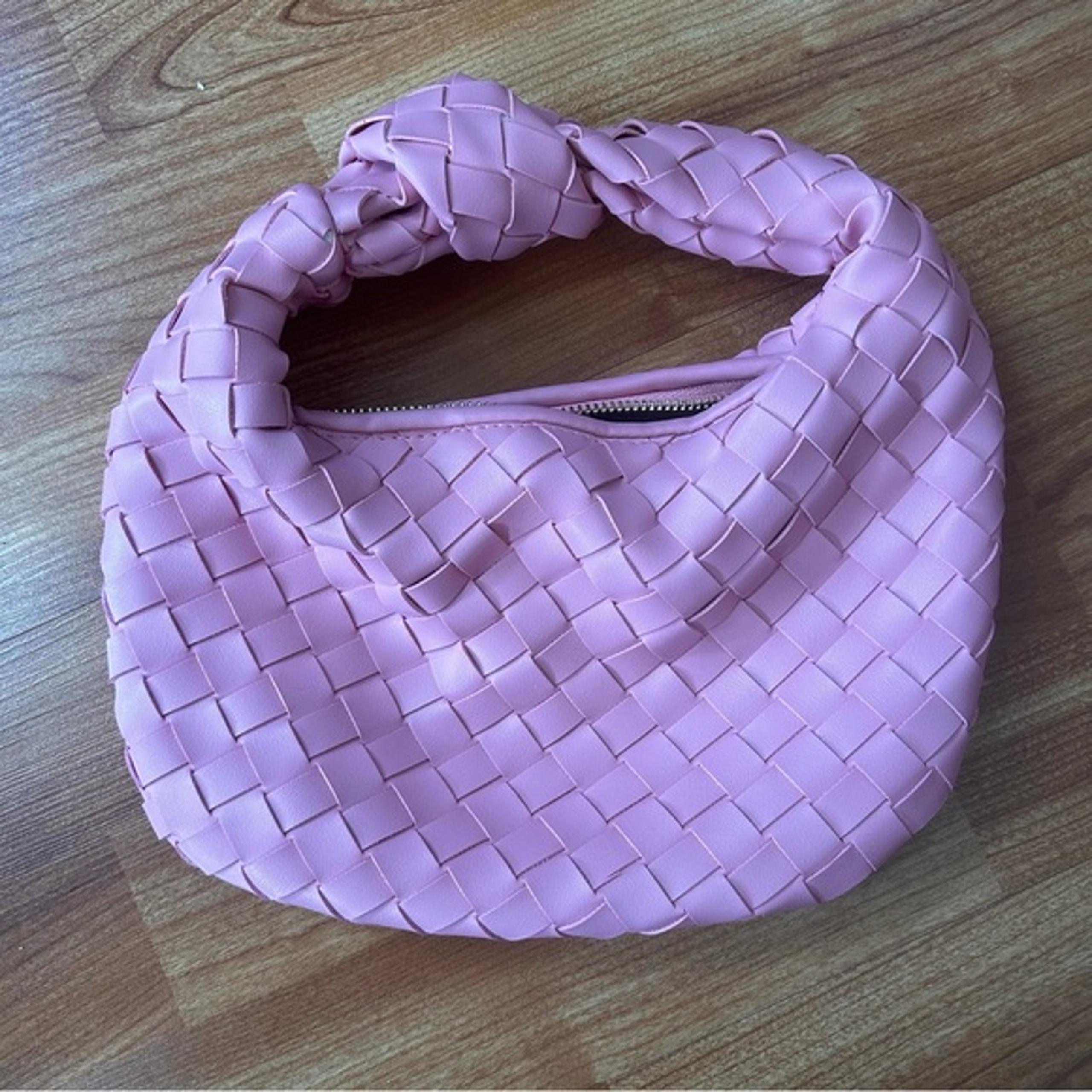 Urban Expressions Pink Tracy Woven Clutch