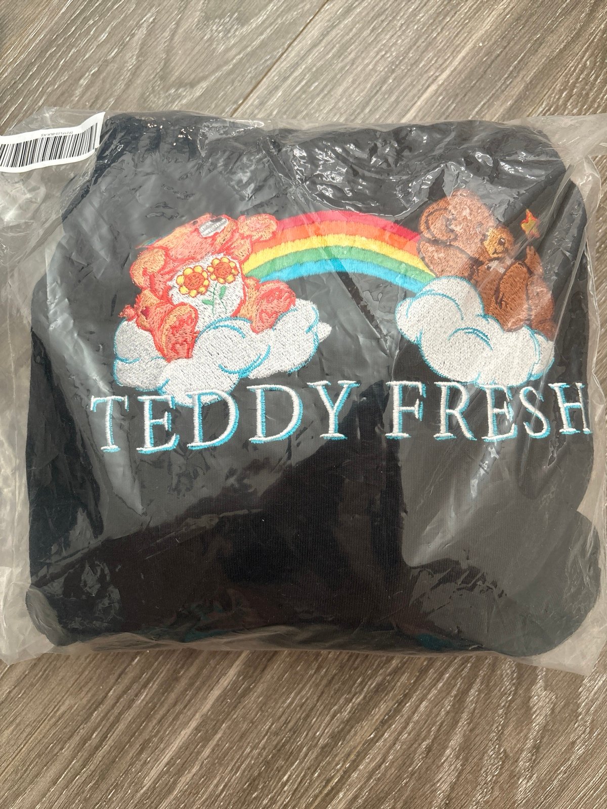 Teddy Fresh x Care Bears Embroided Hoodie XS NWT