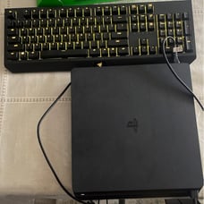 Ps4 slim with razer blackwidow keyboard