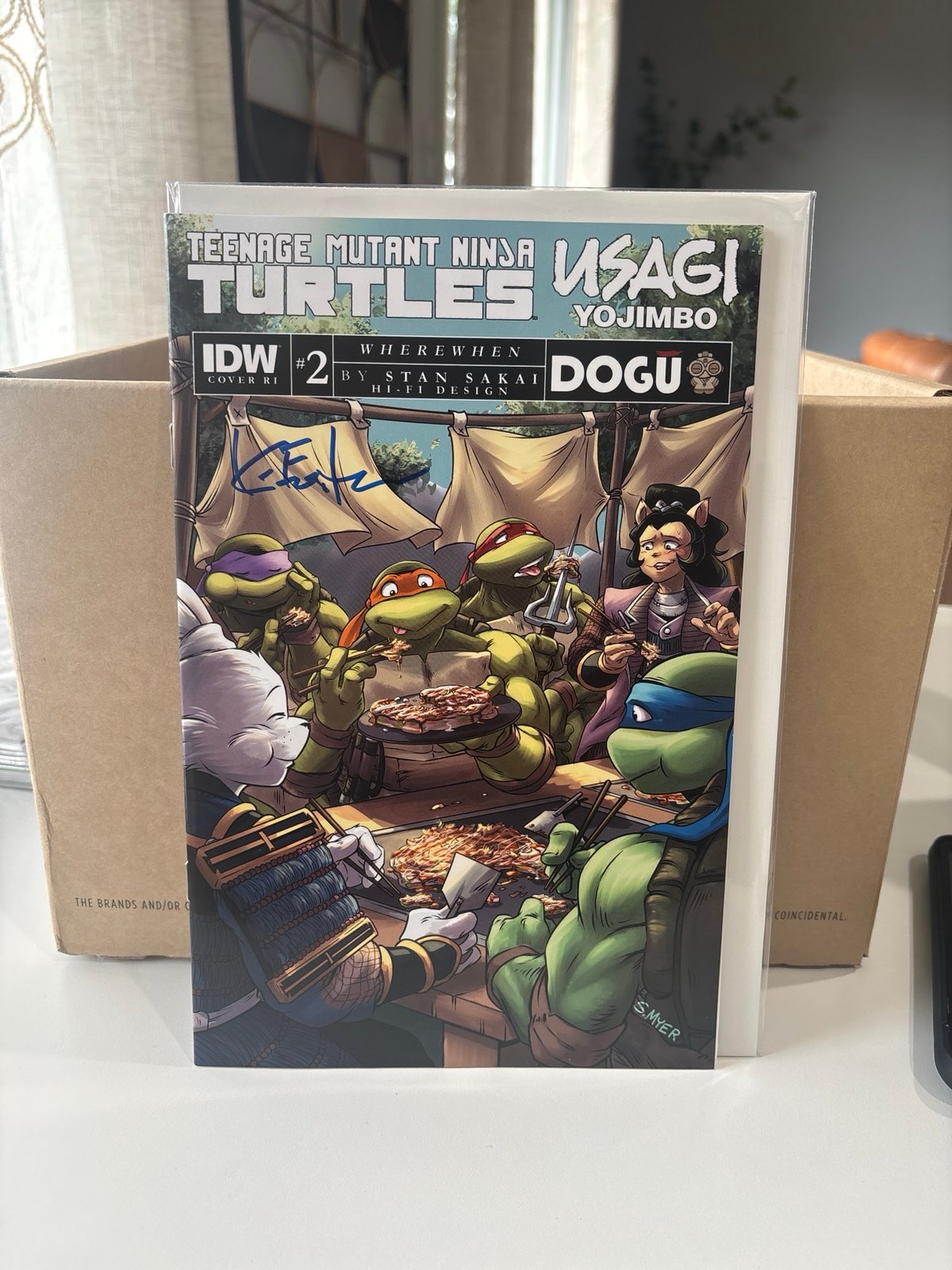 Teenage Mutant Ninja Turtles/Usagi Yojimbo: WhereWhen #2 Variant RI *Signed*