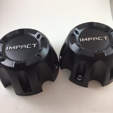 IMPACT CUSTOM 6 lug WHEEL CENTER CAPS #Q