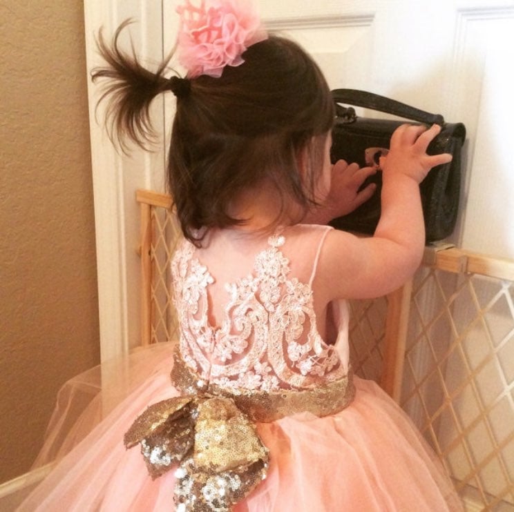 5T Princess Birthday Wedding Party Dress