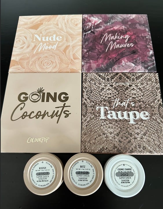 ColourPop eyeshadow bundle