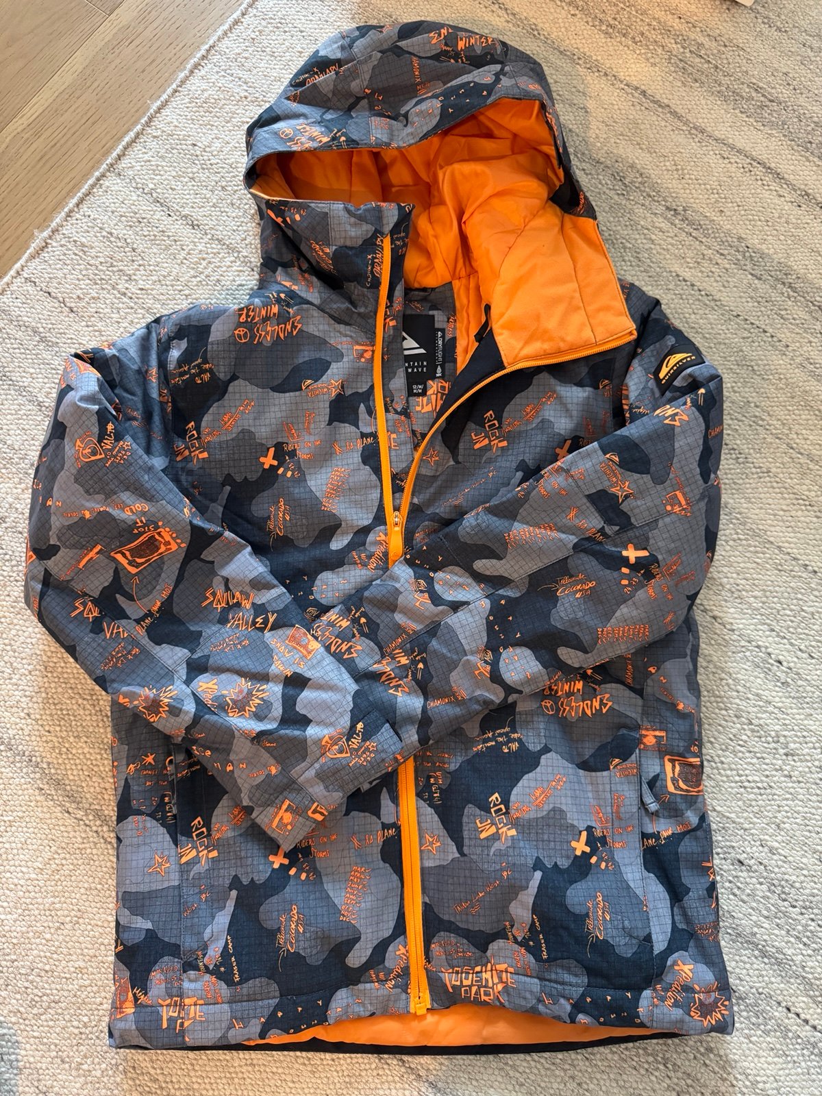Kids Mission waterproof hooded Snow Jacket