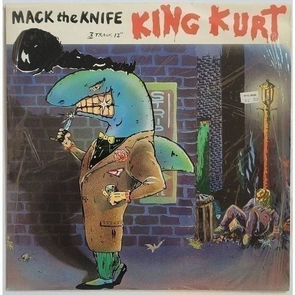 King Kurt - Mack the Knife 12 EX Punk/Cramps/Psychobilly 1984 In Shrink
