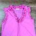 Stark X Women's Duke Top Pink Ruffle Top