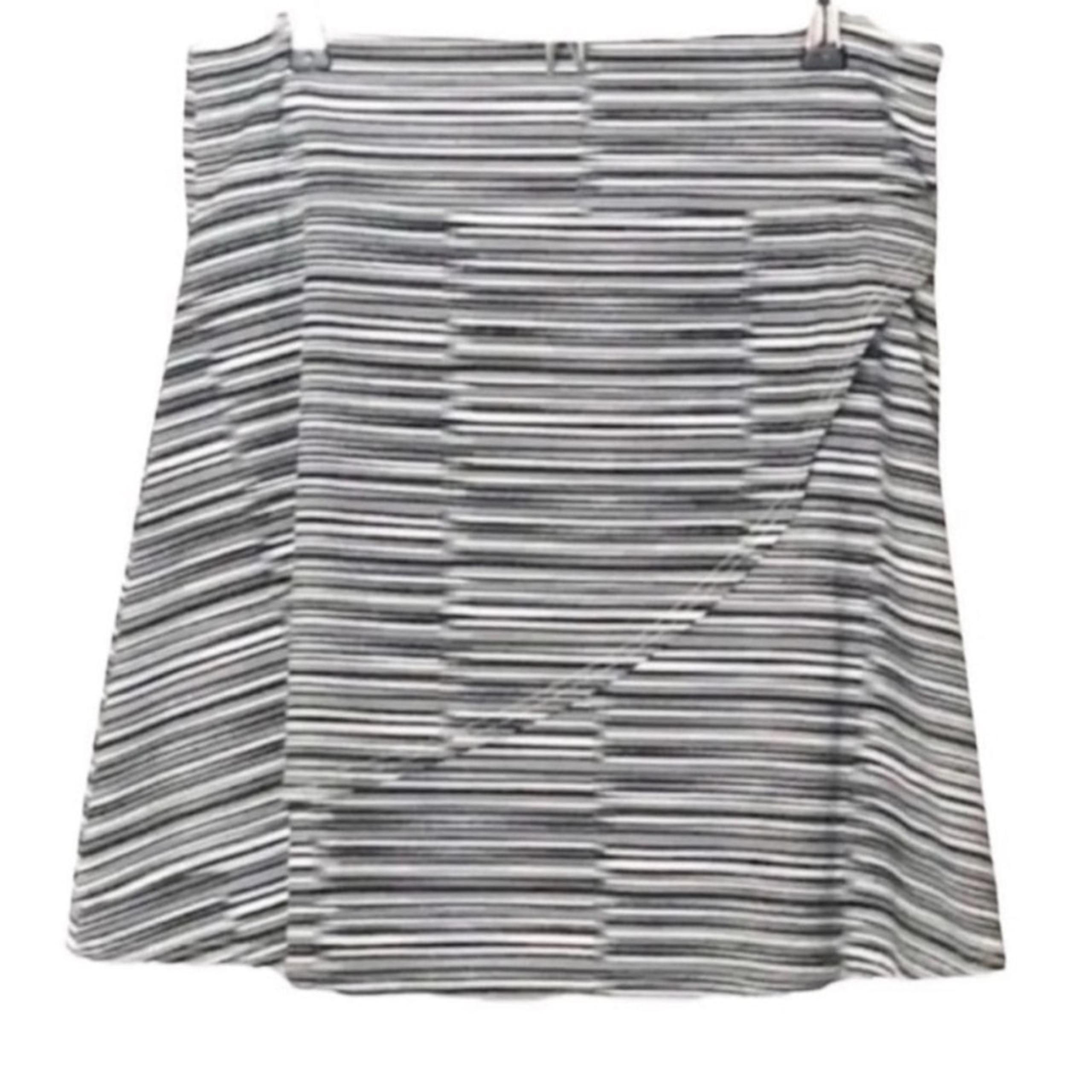 Lola A-line Striped Athletic Skirt