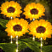 Solar Outdoor Lights Garden Decor, 4 Pack Solar Garden Lights