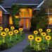 Solar Outdoor Lights Garden Decor, 4 Pack Solar Garden Lights