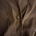 TAHARI Shirt Dress Sz 6 RICH BROWN Tie Front w POCKETS Lagenlook Minimalist