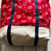 PINK VS Vintage red and white canvas bag with matching wristlet