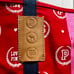 PINK VS Vintage red and white canvas bag with matching wristlet