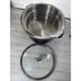 CHANTAL Cobalt Blue Enamel Steel Large Stock Pot Dutch Oven w/Lid Strainer #25N