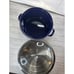 CHANTAL Cobalt Blue Enamel Steel Large Stock Pot Dutch Oven w/Lid Strainer #25N