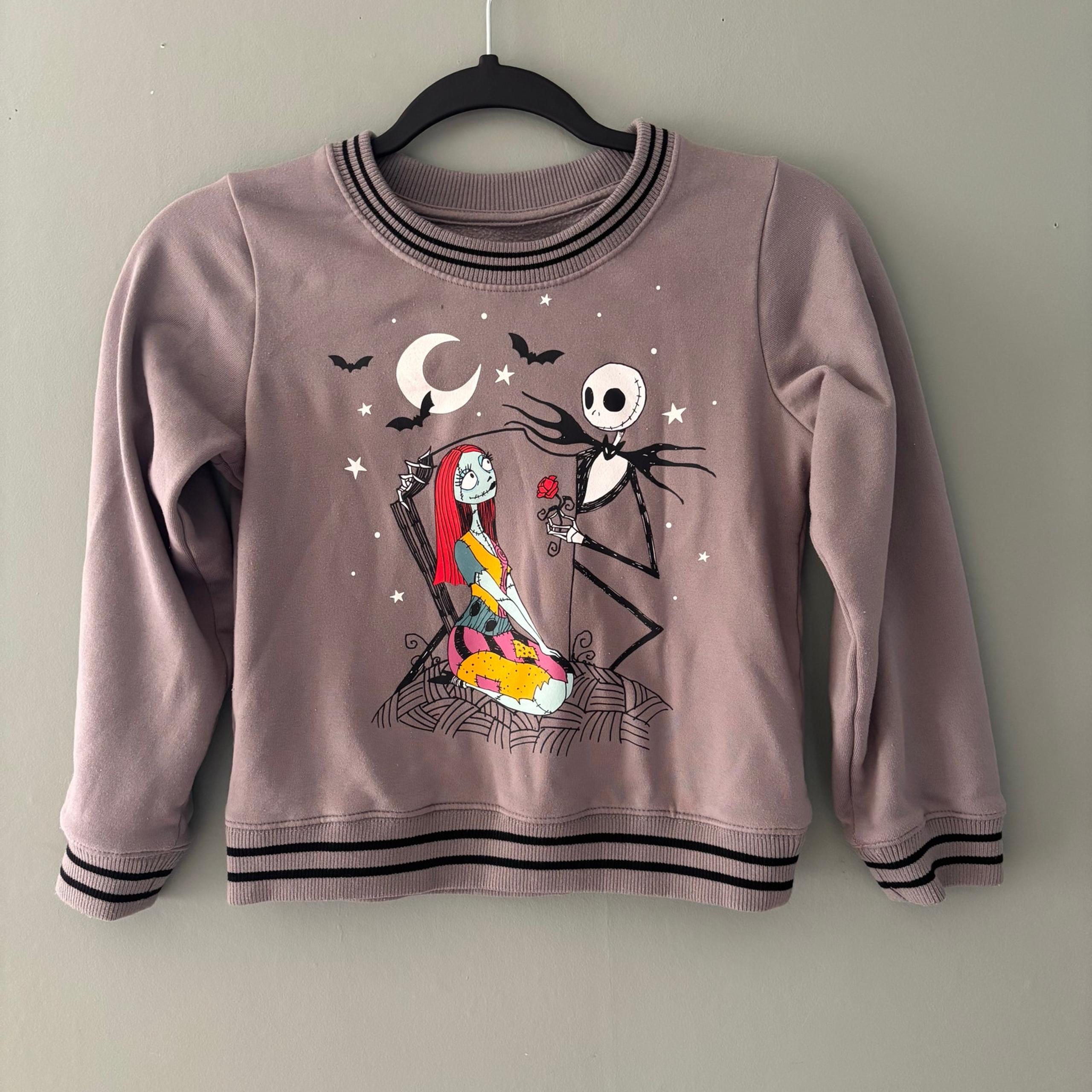 Kids Nightmare Before Christmas Graphic Crewneck Sweatshirt