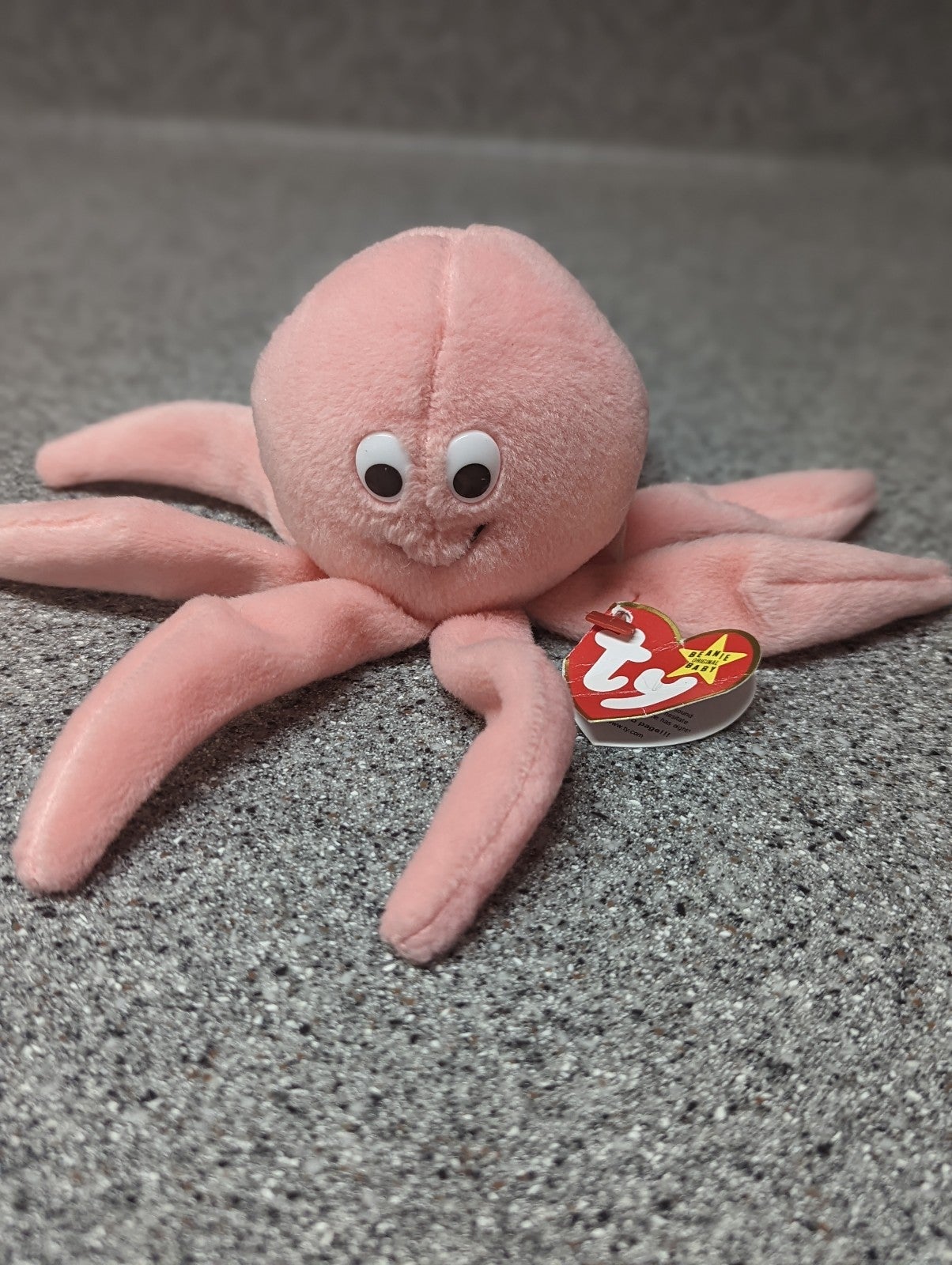 ULTRA rare! Retired INKY beanie baby with tag errors and PVC pellets.