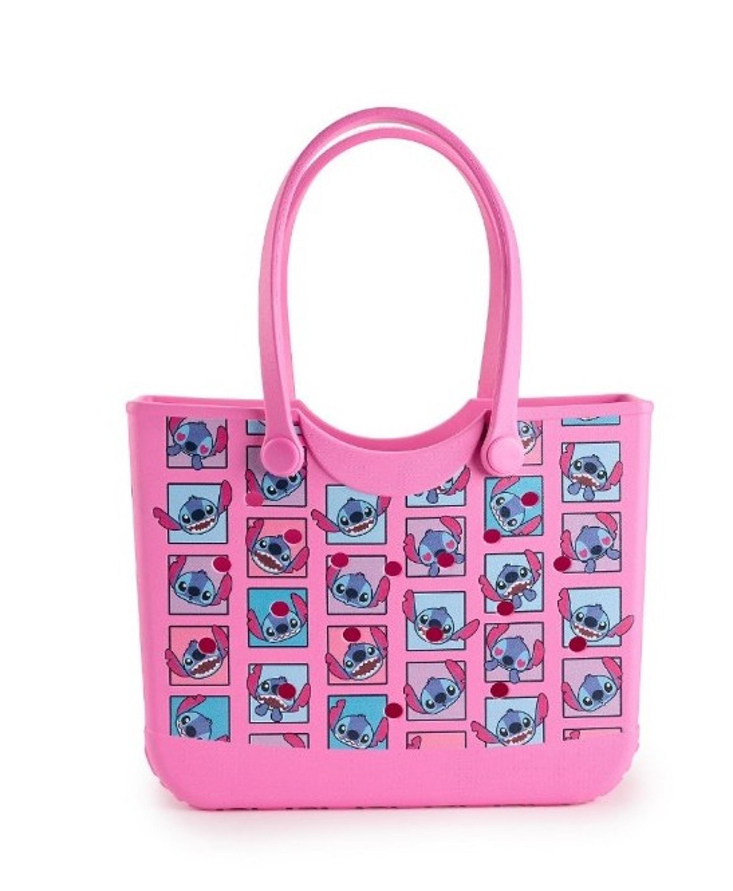 Disney Molded Silicone Tote- Stitch-Beach Pool Summer Rubber Tote, New 2025 Lilo