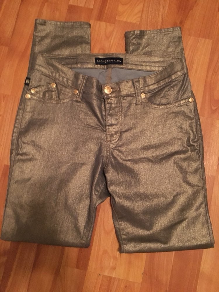 Rock & Republic Gold Pants