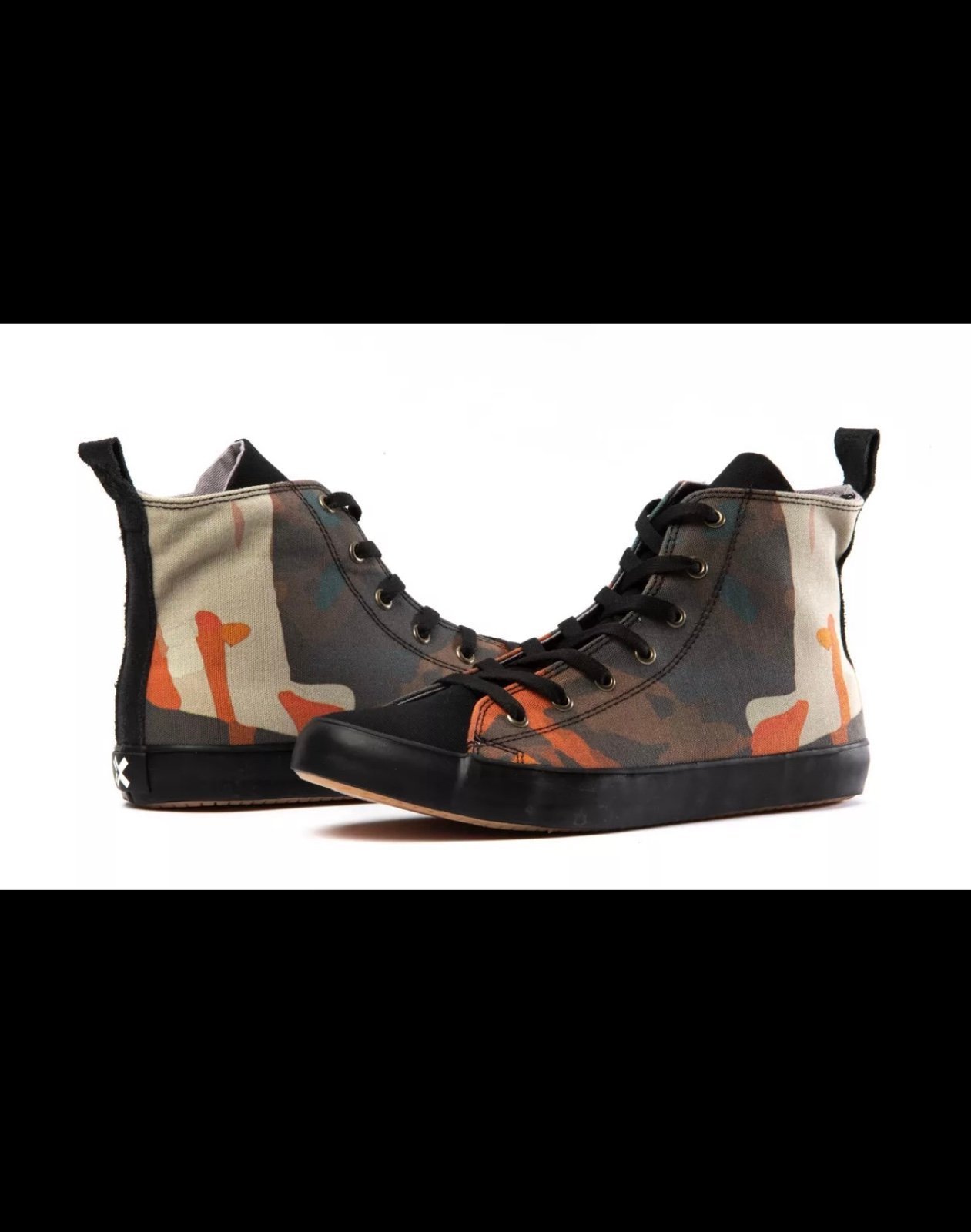 BLANX Unisex PETER ODOR ZAMBO HIGH-TOP XY // MULTICOLOR size 9M 10W