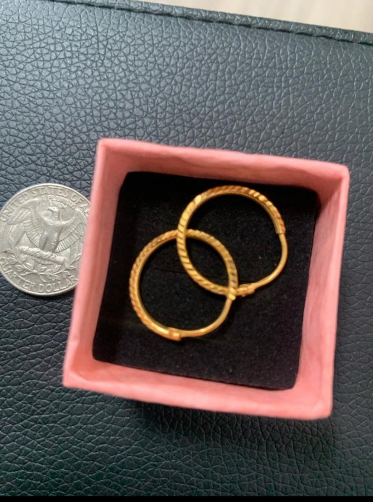 21k Hoop Earrings