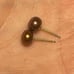 Vintage 10K Gold Chocolate Freshwater Pearl Full Jewelry Set