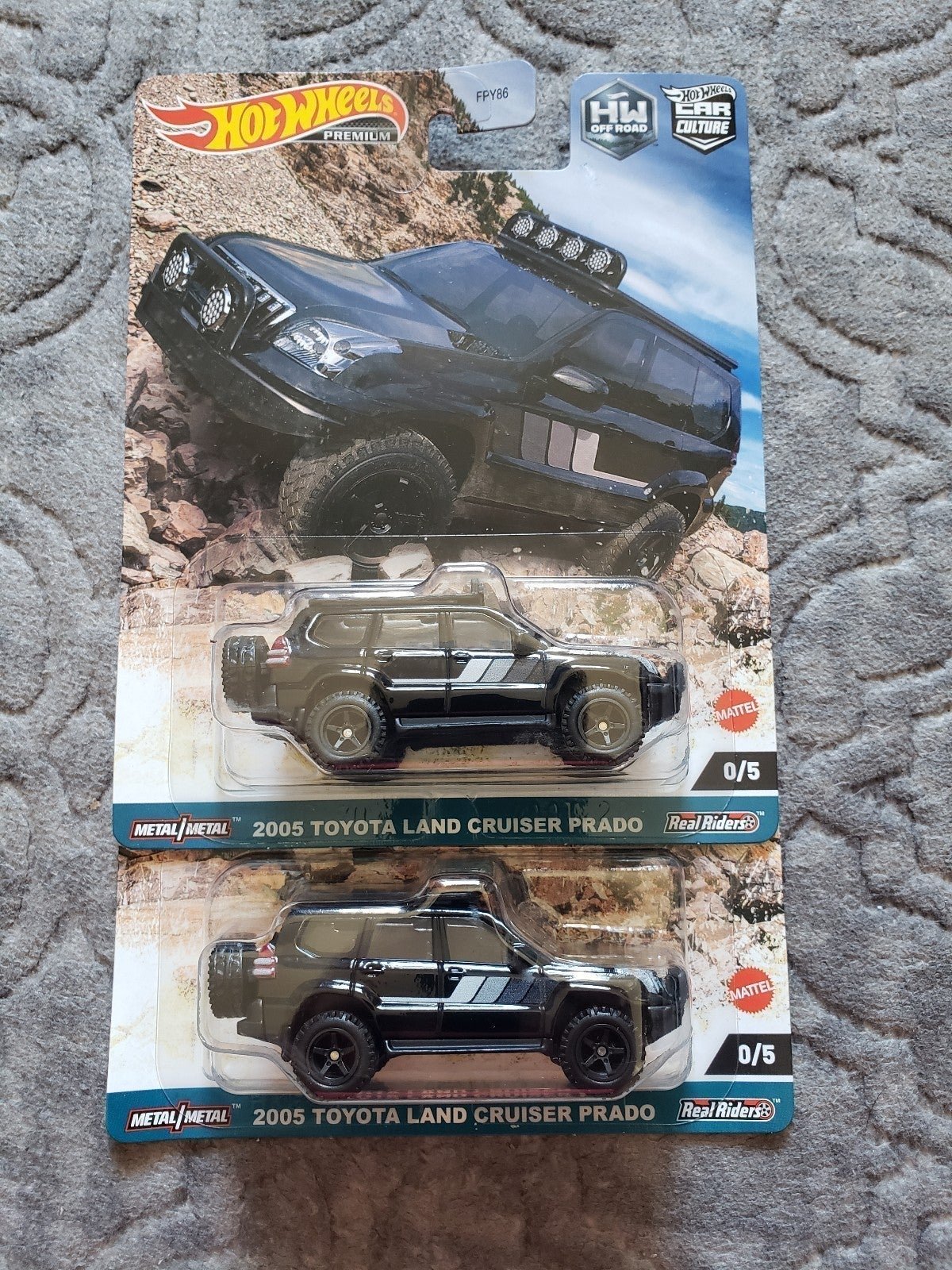 Hot Wheels Premium *CHASE* 2005 Toyota Land Cruiser Prado *Lot of 2*