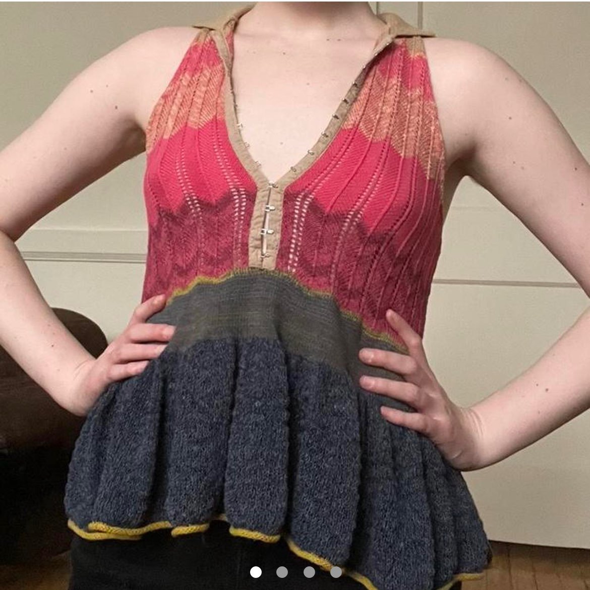 Free People Knit Shirt Top Blouse