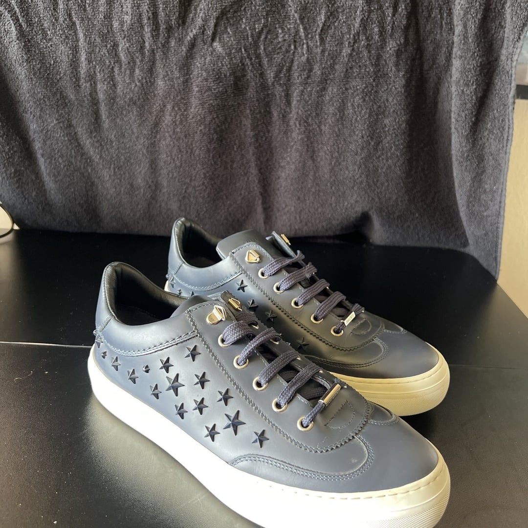 JIMMY CHOO Ace low top sneakers with stars