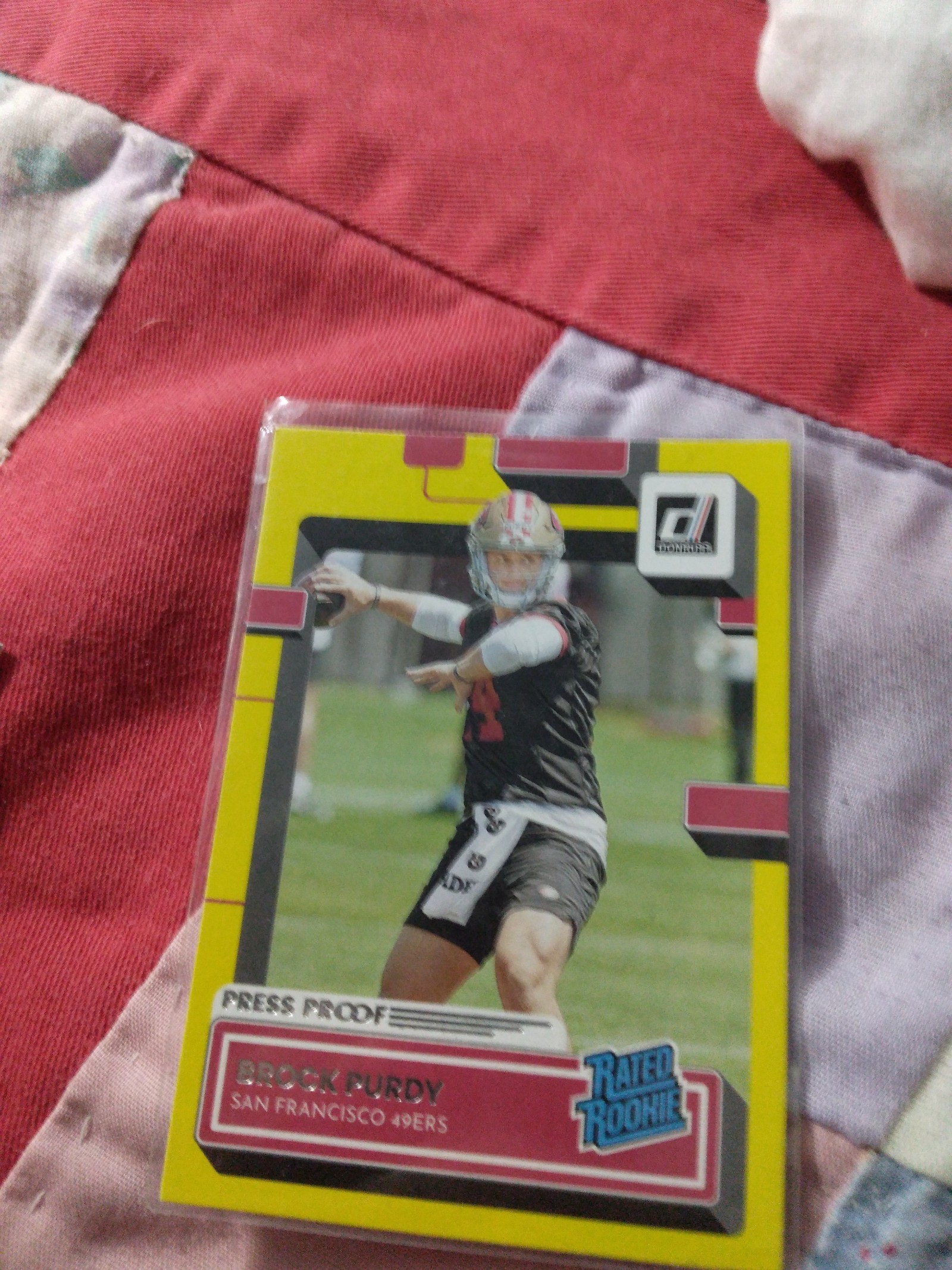 Brock purdy rated rookie card