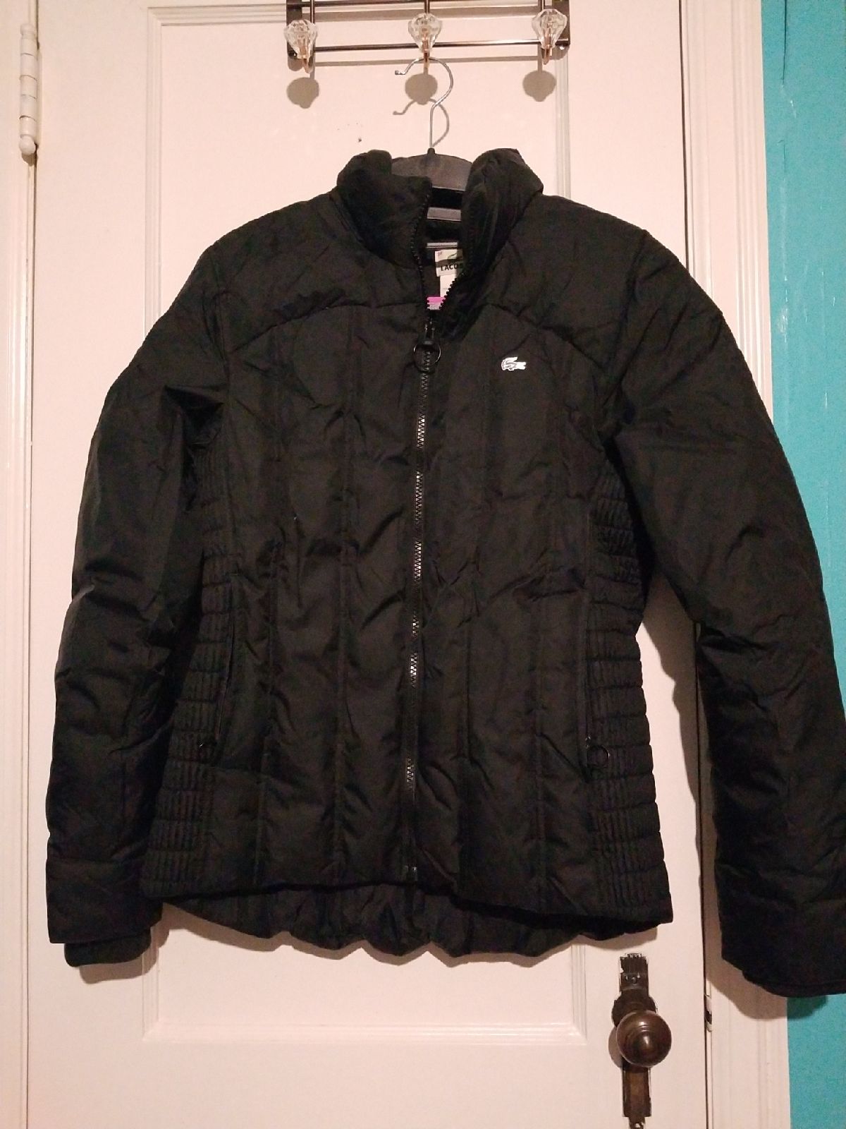 Black Lacoste Woman Jacket