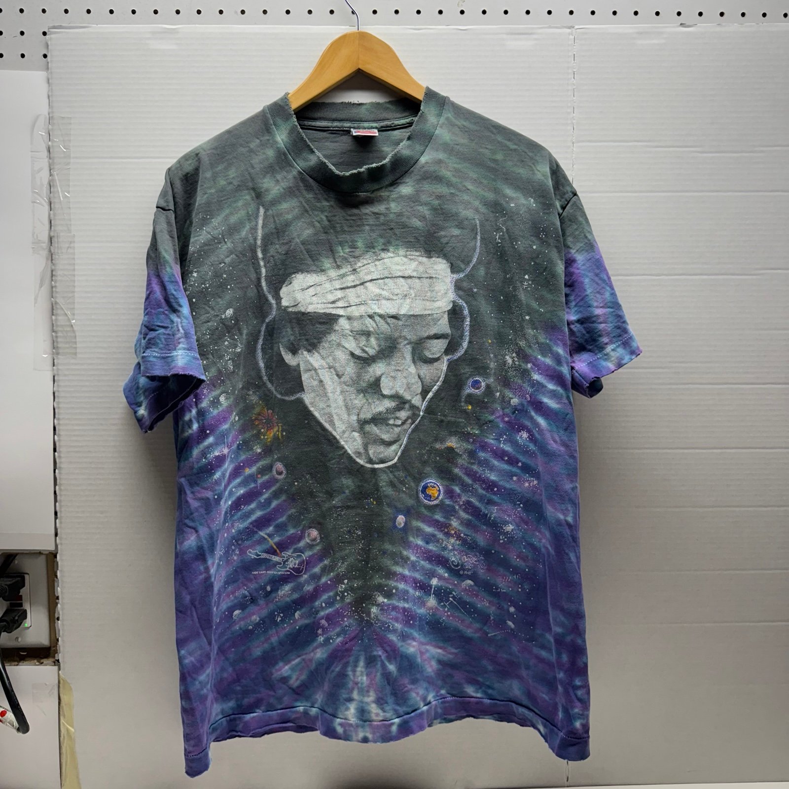 Vintage Jimi Hendrix 1995 Single Stitch Tye Dye T-Shirt