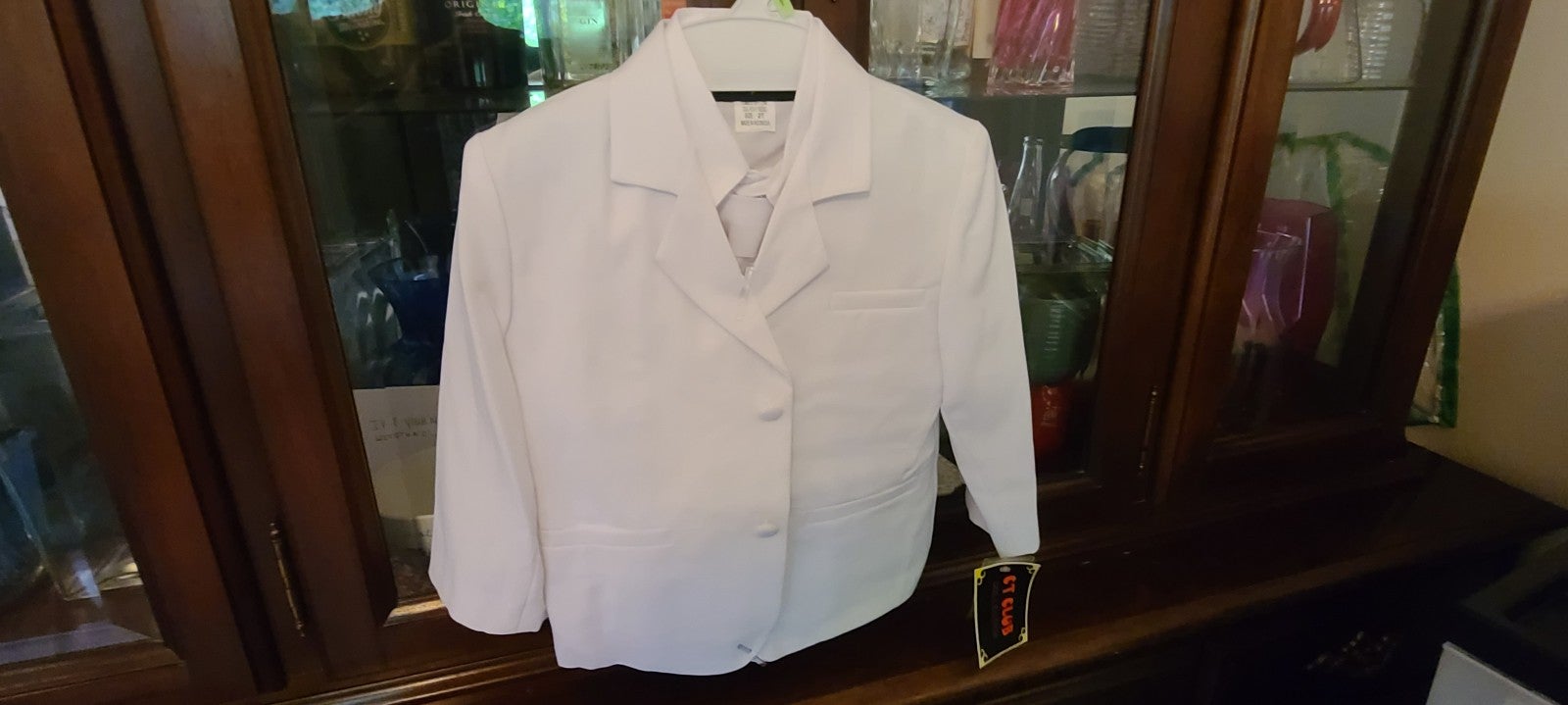 White kids full suit