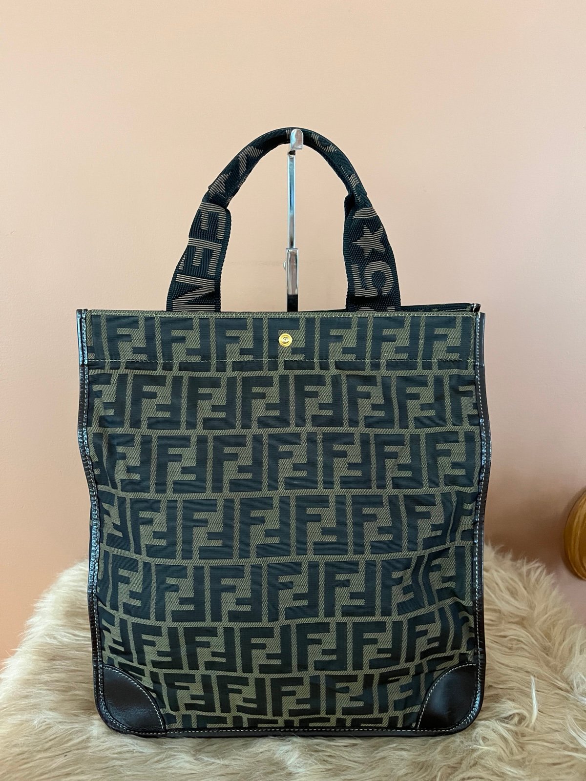 Fendi Zucca Foldable Tote Preloved