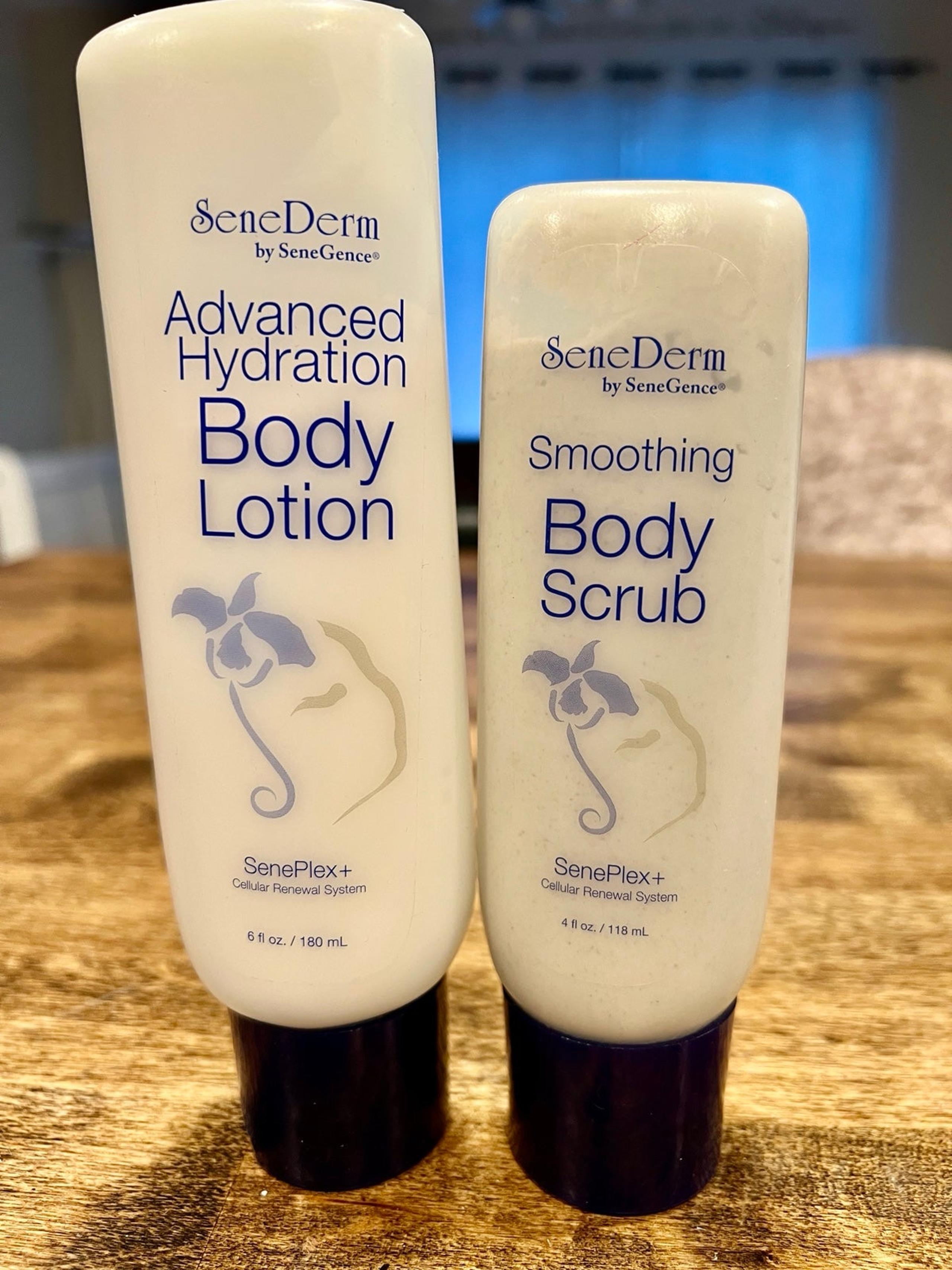 SeneGence Body Scrub & Body Lotion
