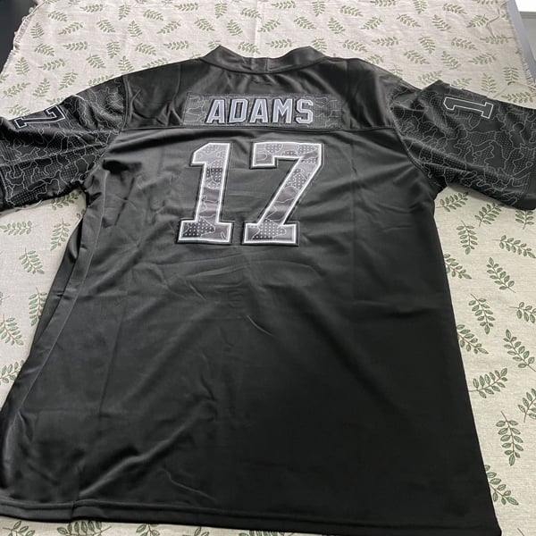 Nike Green Bay Packers Davante Adams RFLCTV Limited Jersey, Black Men's Size L