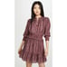 Rebecca Minkoff Chloe Smocked Floral Print Mini Dress Size S