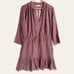 Rebecca Minkoff Chloe Smocked Floral Print Mini Dress Size S