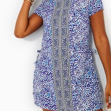 Lilly Pulitzer 2 Resort White TWISTED UP BLANCA STRETCH ROMPER Short Sleeve NWT