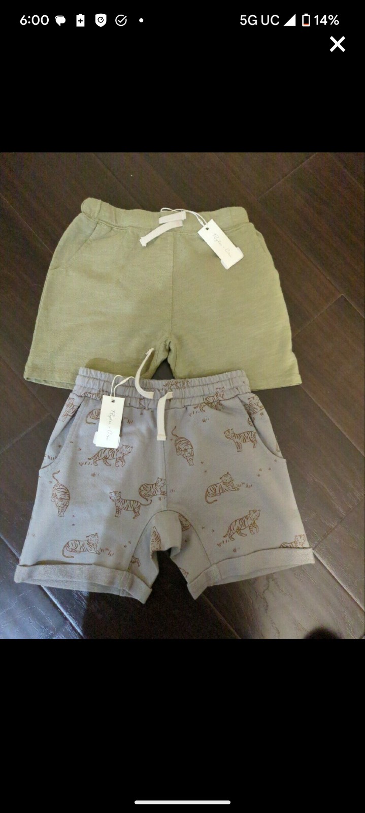 Rylee and Cru Shorts NWT 6-7 Two Pairs